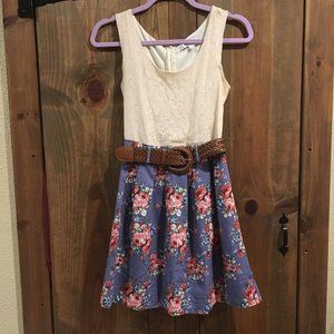 Lace Floral Dress